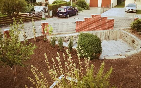 Gartenbau, Außenanlagen, Pflasterarbeiten